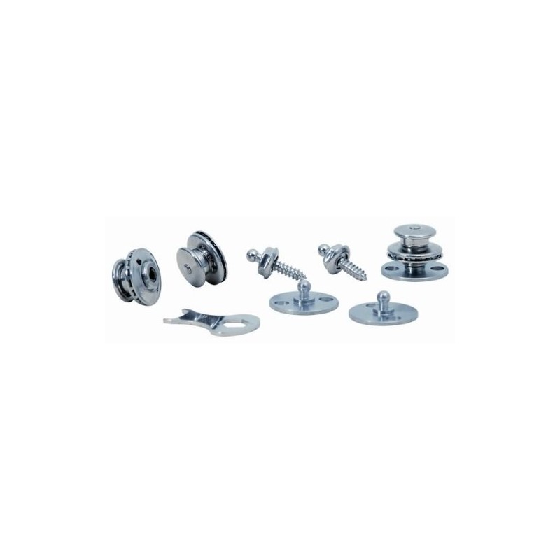 Hindermann Loxx Self Locking Snap Fasteners Set of 5