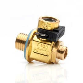 F139S with LC-10 S-Series Large Body FUMOTO® Valve with Short Nipple and LC-10 Lever Clip for 12mm-1.5