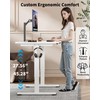 Okin Small Electric Standing Desk, 36" x 24" Whole Piece