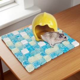 unbranded Small Pet Cooling Mat Bed Summer Cool Mat For Guinea Pig Hamster 15cm