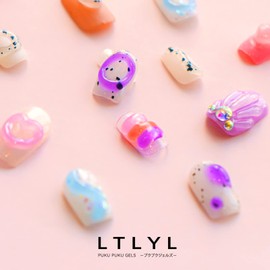LTLYL LITRIL 3D ART GEL NAIL (01 CLEAR) Nail Design, Nail Art, Plump, New Feeling