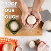 Babadoh BIG Silicone Pizza Dough Proofing Containers with Lids |
