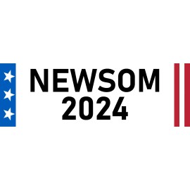 Newsom 2024 Bumper Sticker Gavin Newsom for President