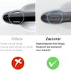 Zacxoxsr No Adhesive Snap-on Car Door Handle Cover Protector Compatible