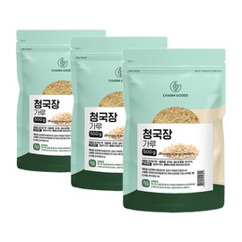 Chamgoods Cheonggukjang Powder 1.5kg Domestic Beans 500gx3 Pack / 참굿즈 청국장가루 1.5kg 국산콩 500gx3팩