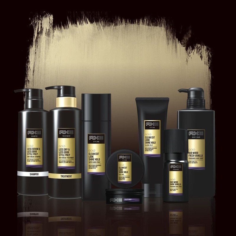 Axe Gold Men's Styling Gel (Super Hold, Glossy) 3.5 oz