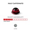 Nespresso Capsules Vertuo, Half Caffeinato, Mild Roast Coffee, 30-Count Coffee