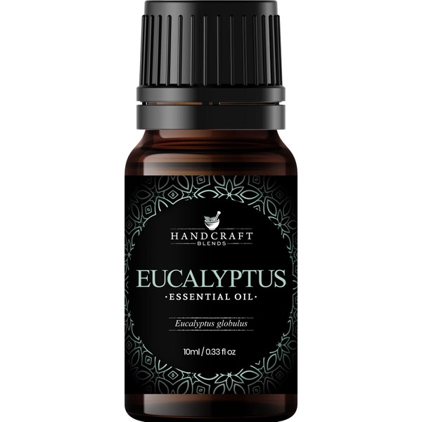 Handcraft Eucalyptus Essential Oil - 100% Pure and Natural - Premium Therapeutic Essential Oil for Diffuser and Aromatherapy - 0.33 Fl Oz