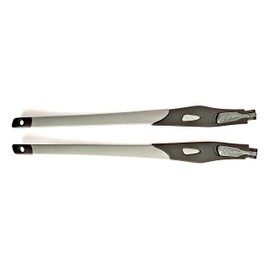 NicelyFit Temples Arms Legs for Crosslink Pro Sweep Range XL Eyeglass Glass Frames OX8031 OX8027 OX8029 OX8033 OX8040 OX8044 OX8067 OX8118 OX8090 OX3127 OX3220 OX3221 etc. 140mm (Black/Grey)