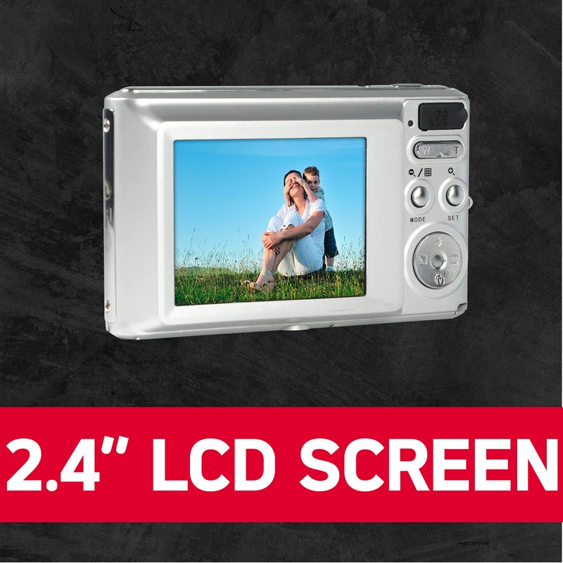 AGFA Photo – Kompakte Digitalkamera mit 21 Megapixel CMOS-Sensor, 8x