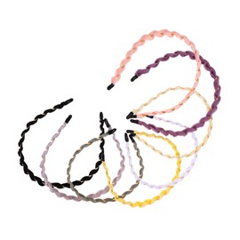 Beavorty Comfortable Gauze Headbands 8pcs Women Hair for Braiding Elegant Headwear