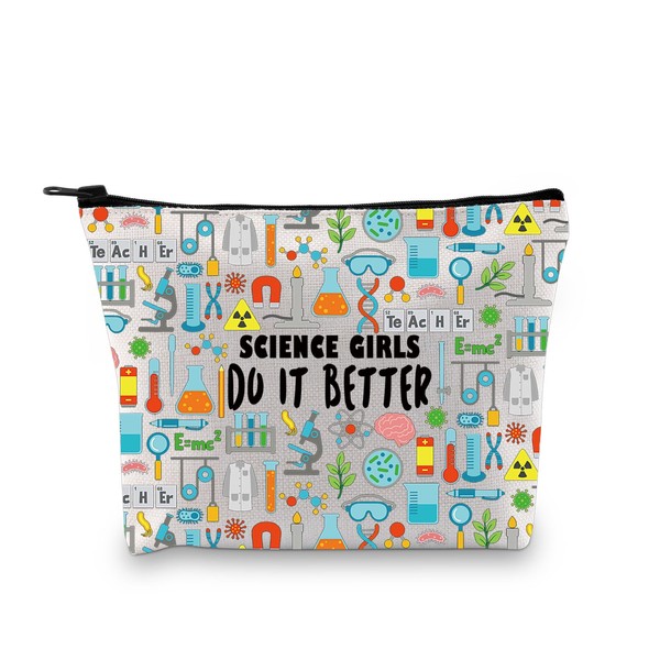 BDPWSS Science Makeup Bag Science Lover Gift Chemistry Biology Teacher