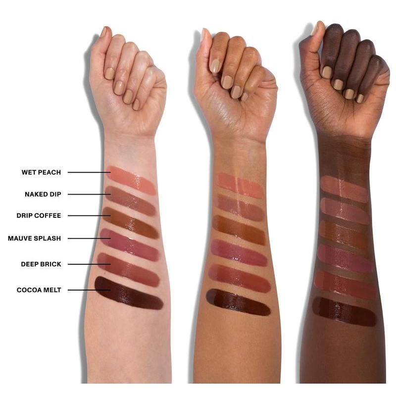 Morphe Dripglass Drenched High Pigment Lip Gloss - Shade: Cocoa