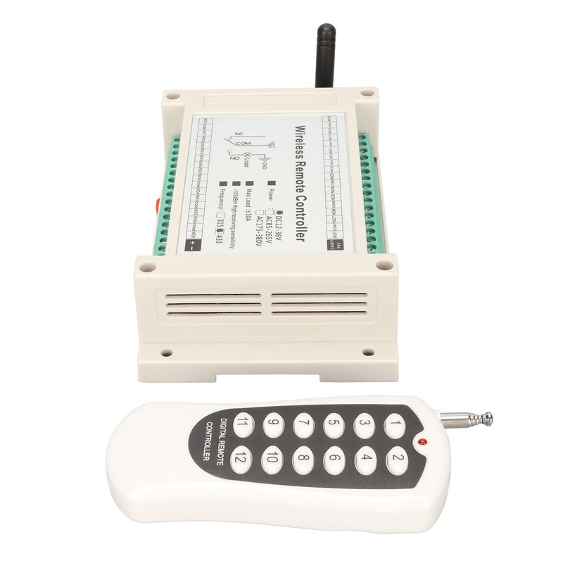Wireless Remote Control System 12 Channel RF 10A Relay Receiver
