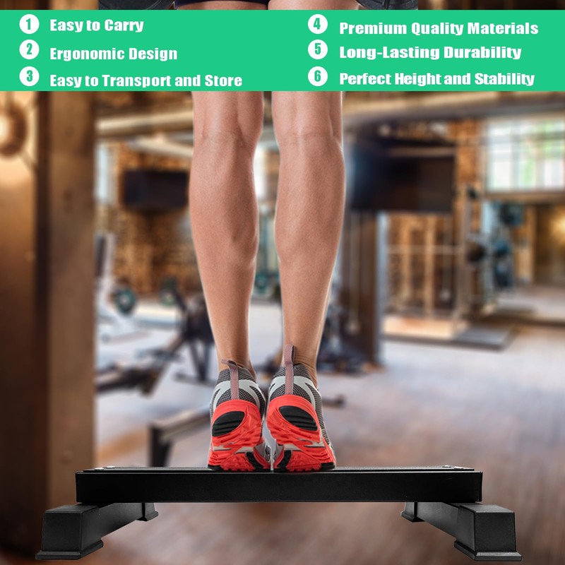 Steel Calf Raise Bar, Standing Calf Raise Platform Machine, Calf