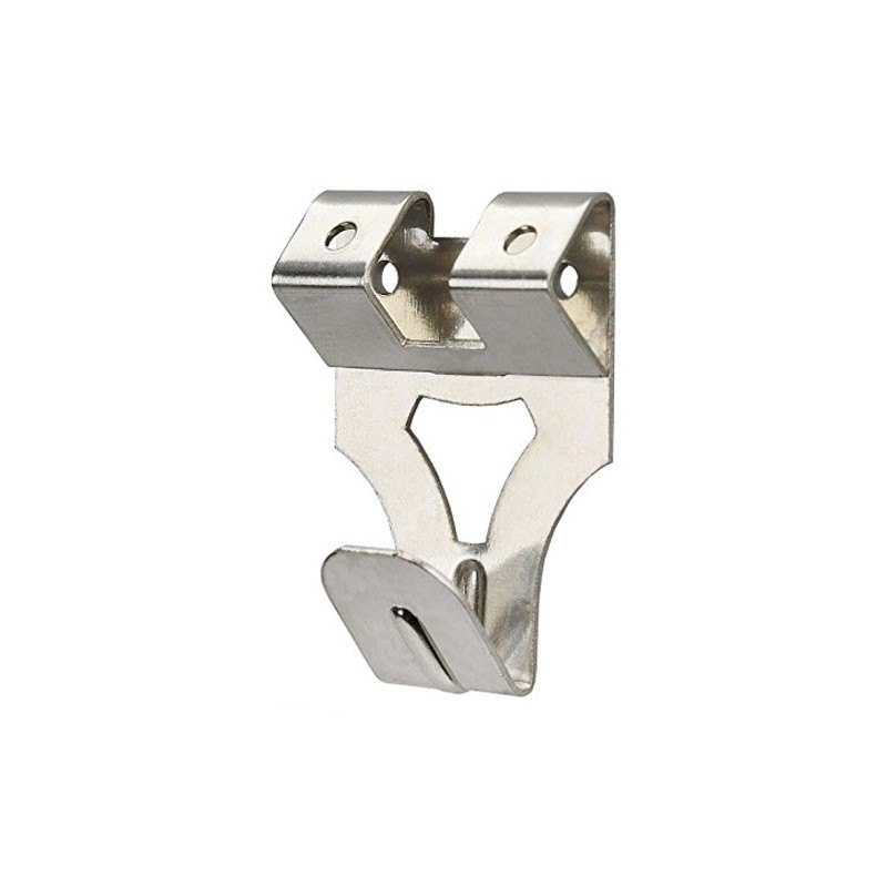 Taskar Silver Picture Hooks (Double - 20 Pack) Nickel Plated