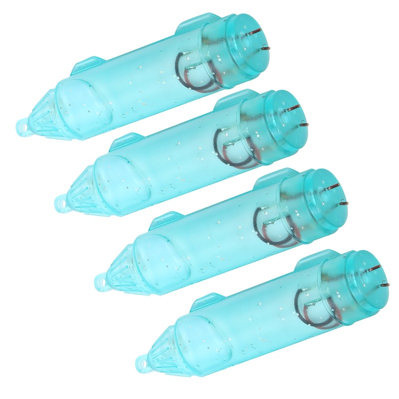 4Pcs Fishing LED Lure Light Underwater Lure Lamp Waterproof Bait