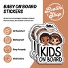 Baby on Board Signs for Car, 6.5 x 4.5 Kids