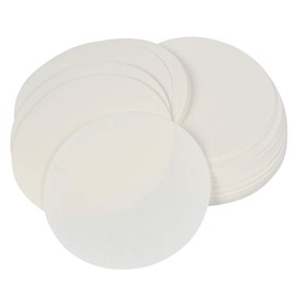 TIMESETL Pack of 100 Laboratory Filter Paper, Round Laboratory Filter, Diameter 11 cm, Paper Discs with Medium Flow Speed for Laboratory Supplies, Chemical Applications
