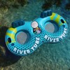 SLOOSH 2-Person Inflatable River Tube - Heavy Duty River Run