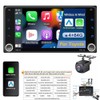 Slakerbe Android 14 Double Din Car Stereo Upgrade Radio for