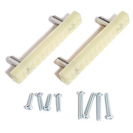 Set of 2 Build-On Brick Drawer Pulls (Glow-in-The-Dark)
