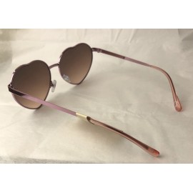 Beach Blast Ladies  Sunglasses  Purple Heart Shaped  Brown Lenses 100%UV
