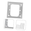 jojofuny No Drill Doorbell Mount Wall-Mounted Chime for Doorbells Sturdy