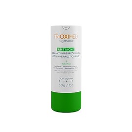 TRIOXIMED Gel Crema antiacné con aceite de girasol ozonizado trata y previene lesiones de acné; para uso facial y corporal