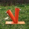 Hi-Flame Steel Parasol Holder with 2 Positions for Park, Patio,