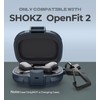 Dexnor for Shokz OpenFit 2 Case with Drop-Proof Lock, Shockproof
