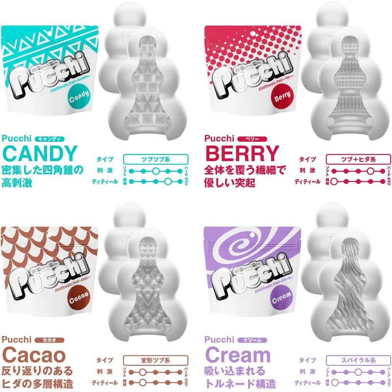 【ローションありなし比べセット】メンズマックス プッチ12種セット ＋ ポケットローション30個セット 水だけで潤う〈瞬間潤水〉プラスウェッチとローションどちらが気持ちいいか比べられるバリューセット