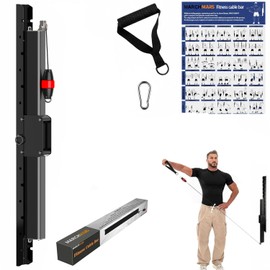 Cable Machine Home Gym, Wall-Mount Exercise & Workout Equipment (Gen 3)