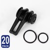 Fishing Rod Hook Keeper Holder Keepers Hooks Lure Bait Fish