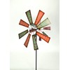 61 Inch Metal Garden Stake Kinetic Wind Spinner Yard Art