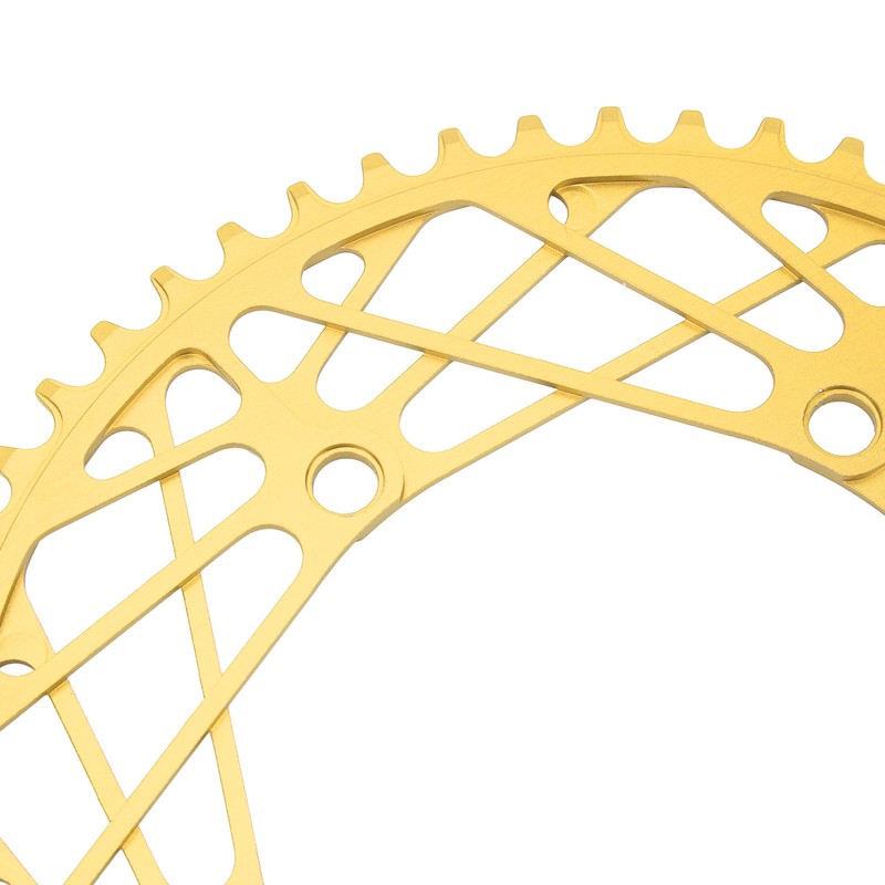 Bike Chainring 54T Aluminum Alloy High Strength Lightweight Anodized Folding