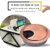 aoozleny Desk Grommet for Wire Organizer,PC Computer Desk Plastic Grommet