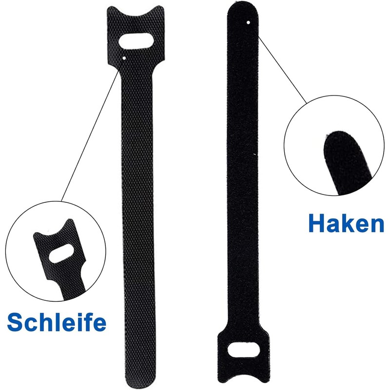 Honyear Reusable Cable Ties in 3 Different Lengths - 190