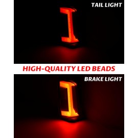 SAUTVS LED Taillights for Polaris Ranger XD 1500, Red Rear Brake Stop Lamp Tail Light for Polaris Ranger 1500 XD Premium/Northstar 2024 2025 Accessories, Replace #2415904, #2415905, One Pair