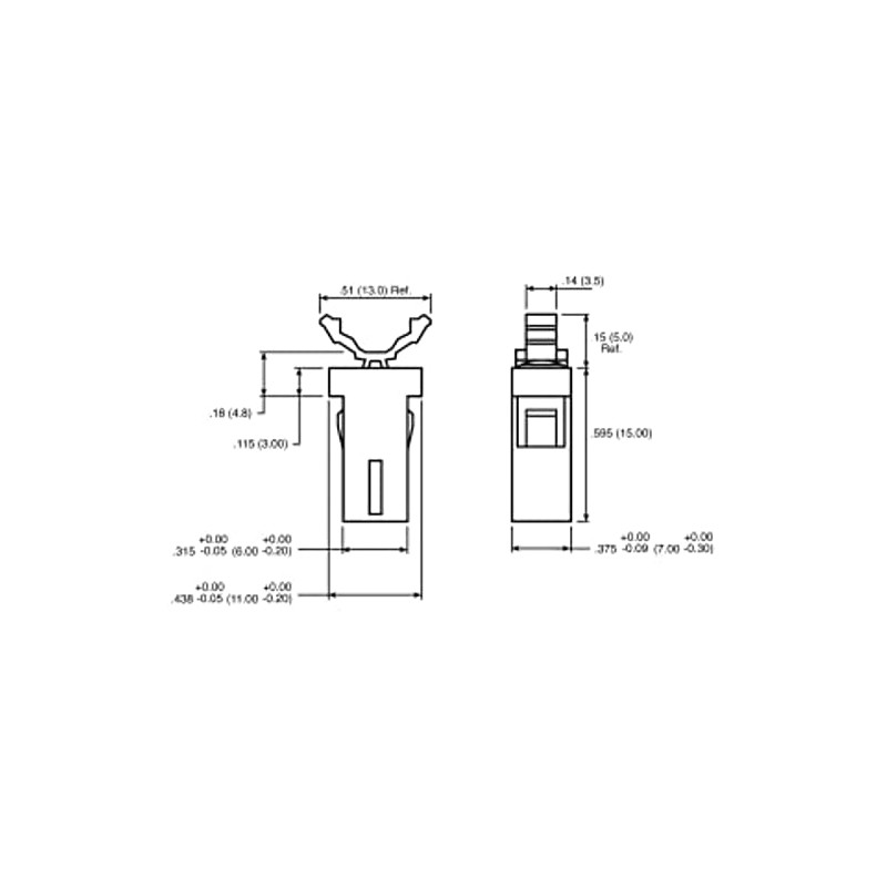 2 X Brabantia compatible replacement touch bin lid catch/latch, fits