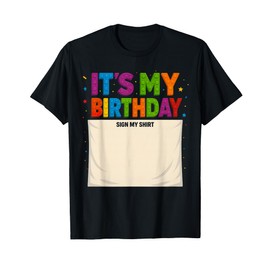 Master Builder Building Blocks Bruh It's My Birthday sign my T-Shirt