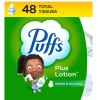 Puffs Plus Lotion Facial Tissue 1 Cube Box 48 Tissues