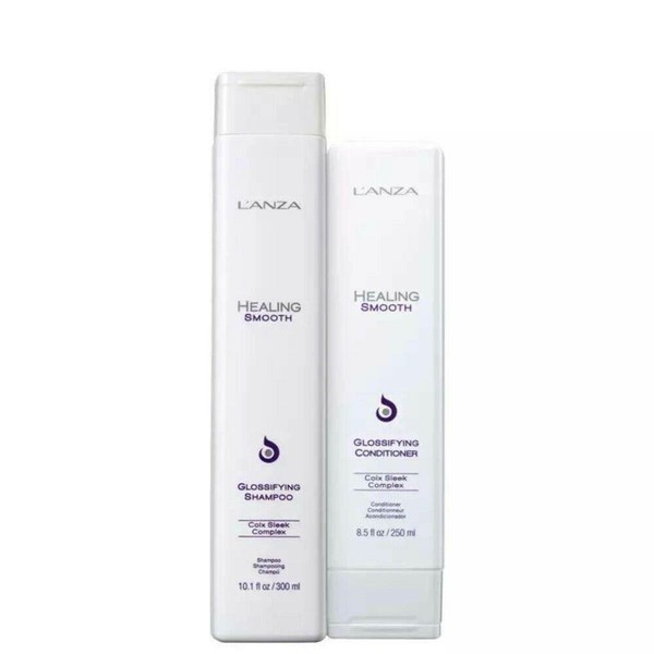 L'ANZA Healing Smooth Glossifying Shampoo 10.1oz & Conditioner 8.5oz DUO