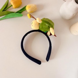 She's Shining Funny 3D Turtle Headband Women Girls Animal Stuffed Plush Hair Hoop for Makeup Washing Face, Green