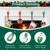 Silicone Christmas Garland Hanger Decorations for Mantle Hooks 12 Pcs