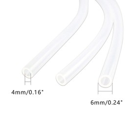 BornFeel Airline Tubing 50 Feet Standard Aquarium Air Tubing 3/16" for Terrariums Hydroponics Fish Tank Air Pump Translucent