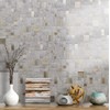 DICOFUN 10 Sheets Beige Stone Peel and Stick Tile Backsplash,