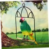 GRIRIW Parrot Stand Hummingbird Swing Portable Bird Perch Easy Hanging