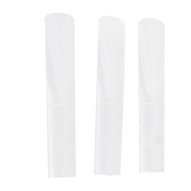 3 Pcs Resin Alto Saxophone Reed Advanced Craft Portable and Full Sound For Saxophones (Transparent)