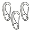 simPLEISURE qb500146a03n0 Stainless Steel Spring Hook, Oval Shape, 4 Sizes,